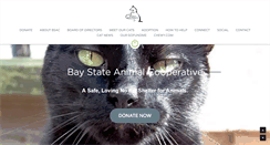 Desktop Screenshot of baystateanimals.org